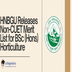 HNBGU Releases Merit List for B.Sc (Hons.) Horticulture: Confirm Offline Admission by Oct 14, 2024